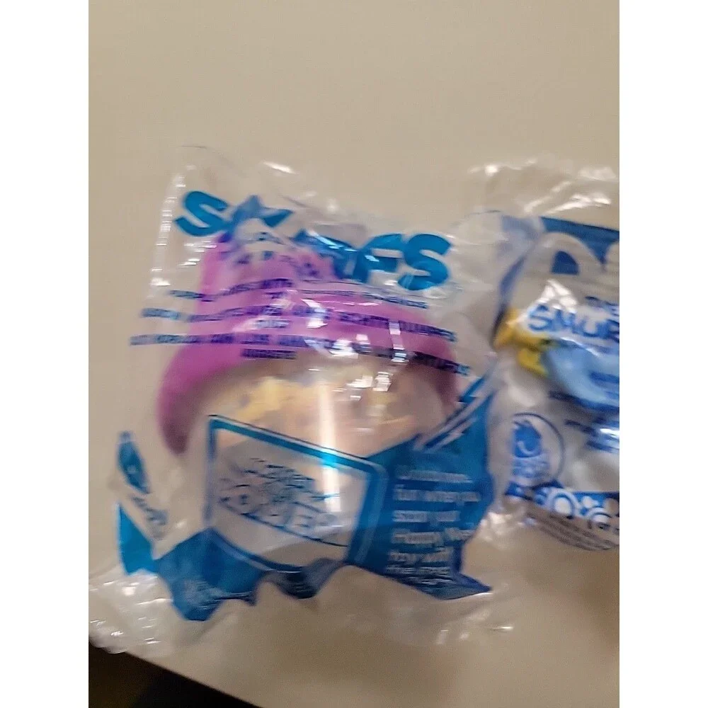 Smurfs Purple top House & Smurf #11 Harmony‎ McDonald’s Toys Lost Village sealed